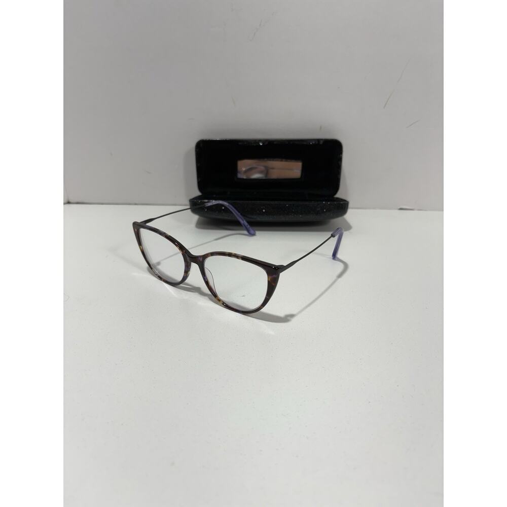 Modz Titanium VALUABLE Tortoise/Purple/bl 52-16-140 F Eyeglasses Frame W/ Case‎